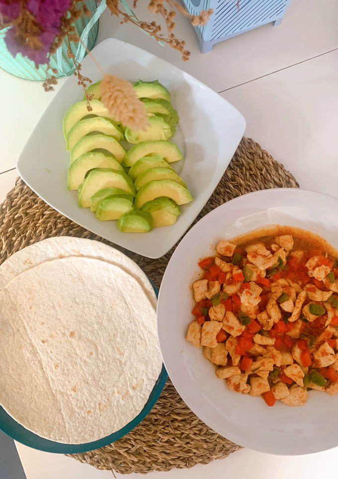 Una foto de Fajitas a mi manera
