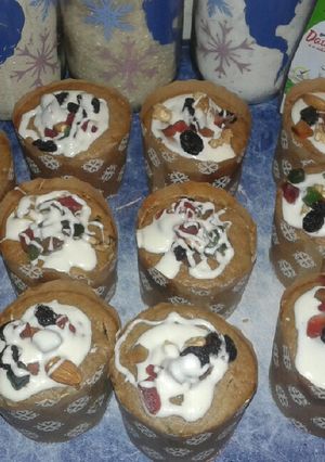 Una foto de Pan de Pascua individual