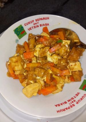 Foto resep Tumis tahu tempe wortel