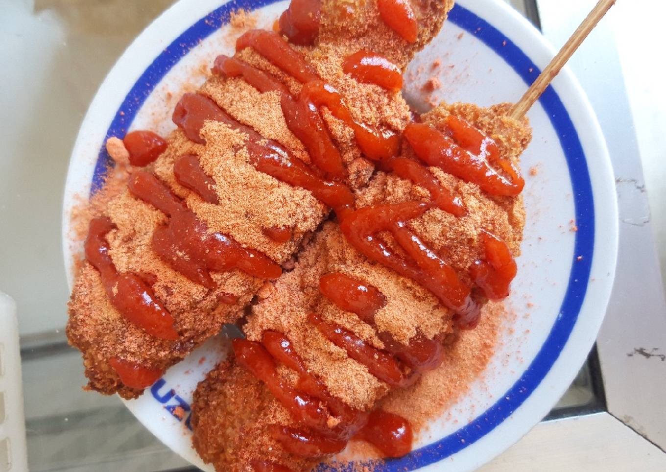 Corndog Sosis Mozza / Sotong