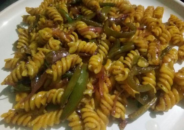 Recipe of Homemade Pasta with veggies