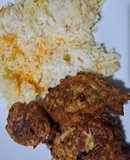 Arroz con fritos de jurel