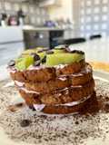 Dessert con fette biscottate 🍞🥝🍫