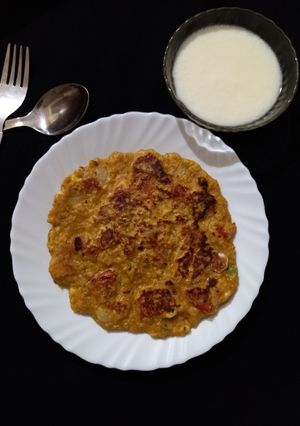 A picture of Healthy oats paneer chilla.