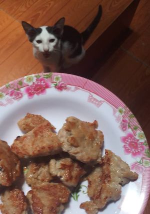 Hình của món Chả cá thu.