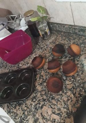 Una foto de Muffins / pastelitos de banana