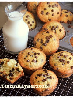 Foto resep Best Vanilla Chocochips Muffin Ever with Buttermilk