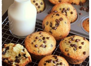 Foto resep Best Vanilla Chocochips Muffin Ever with Buttermilk