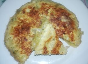 Foto principal de Patatas en tortilla, gota de aceite, (sin freír)