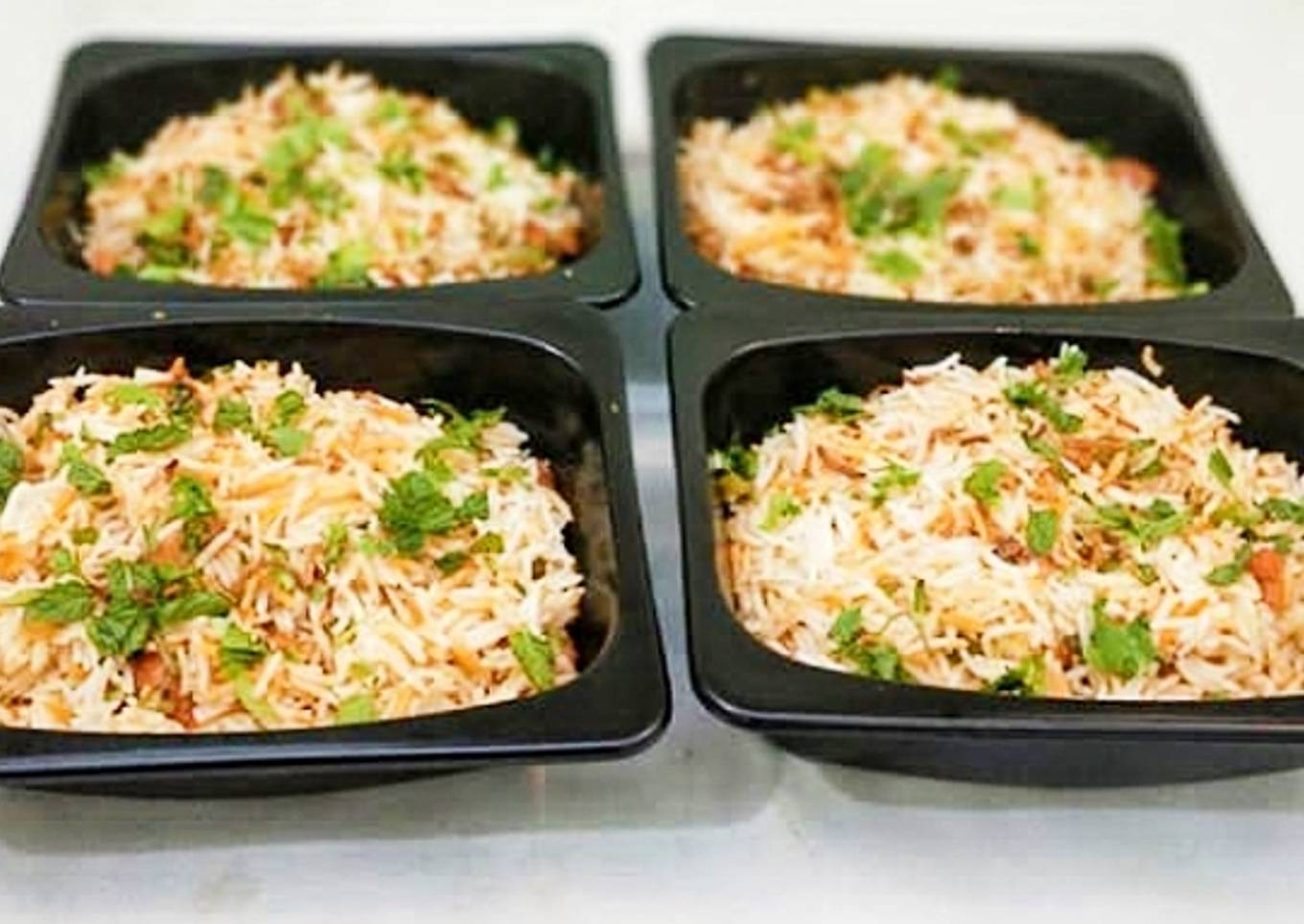 Homemade weight loss Biryani
