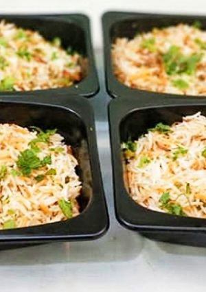 A picture of Homemade weight loss Biryani.