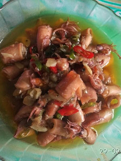 Foto resep Tumis Cumi Asin pedas