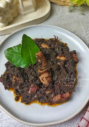 Foto resep Cumi Bumbu Hitam