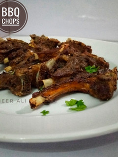 A picture of Bbq chops.