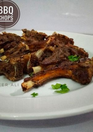 A picture of Bbq chops.
