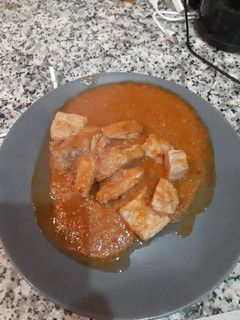Una foto de Solomillo de cerdo en salsa