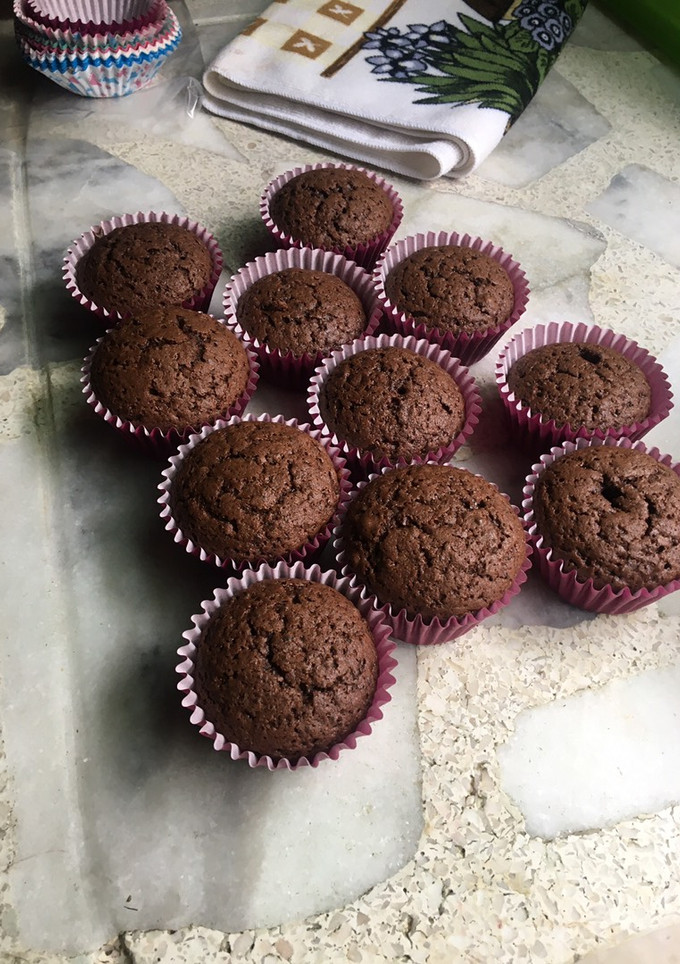 Una foto de Cupcakes de chocolate 🧡