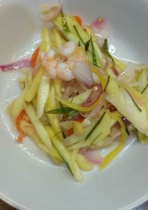 Foto resep Rujak udang mangga thailand ala2
