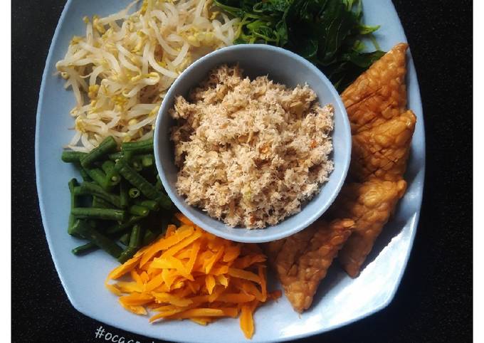 Ini dia! Resep termudah buat Urap bumbu kukus dijamin sedap