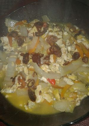 Foto resep Orak orak Telur Sawi Putih Wortel