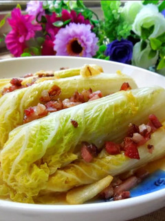 雞湯煨娃娃菜 的食譜成品照片