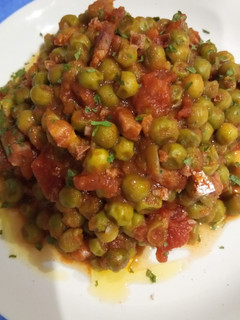 Una foto de Guisantes con Tomate y Bacon