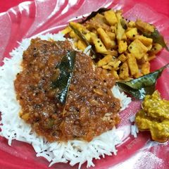 A picture of Kerala Style Spicy & Tangy Inji Curry.