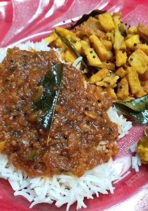 A picture of Kerala Style Spicy & Tangy Inji Curry.