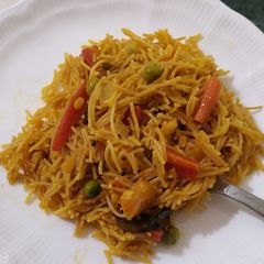 A picture of Vermicelli upma.