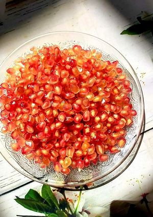 Hình của món Quả lựu - hạt ngọc mùa thu.