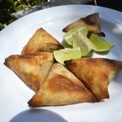 A picture of No- Fry Samosa.