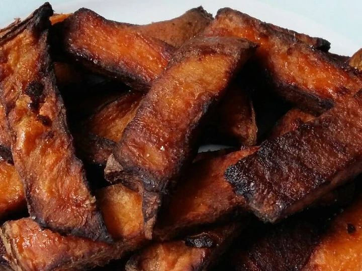 Recipe Vickys Chunky Sweet Potato Chips / Fries, GF DF EF SF NF the Perfect Tasty
