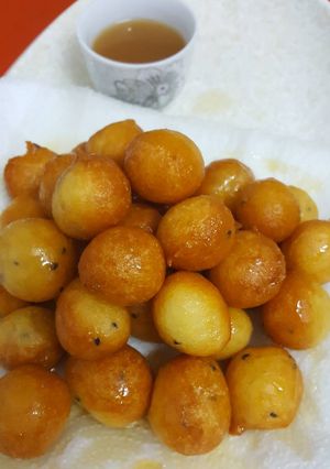 صورة لوصفة لقيمات بحبة البركه
