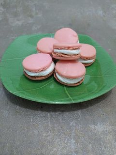 Foto resep Macaroon (metode Swiss meringue)