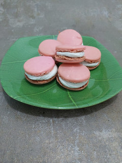 Foto resep Macaroon (metode Swiss meringue)