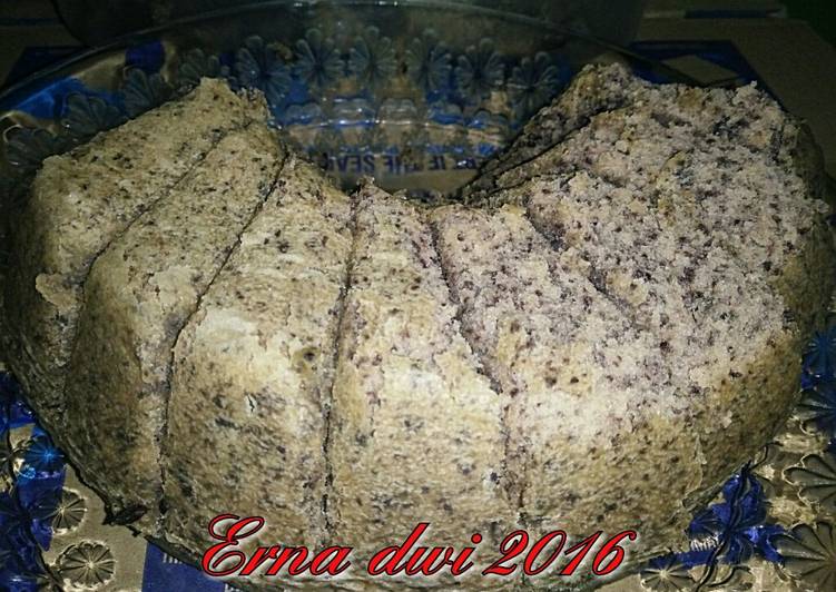Resep Bolu kukus Tape ketan hitam Anti Gagal