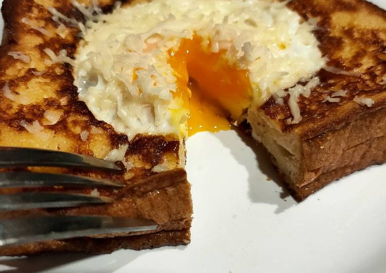 Cara Gampang Menyiapkan Egg in Hole French Toast yang Menggugah Selera