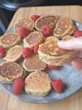 Minis pancakes flocons d’avoine et banane