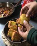 Roti Sardin Rangup Versi Celup Tepung
