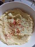 Hummus vegano de maíz