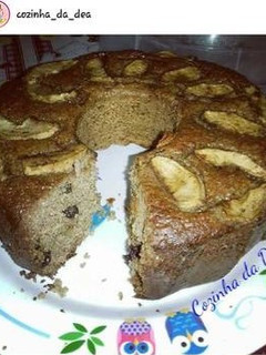 Foto de Bolo de banana com aveia e passas