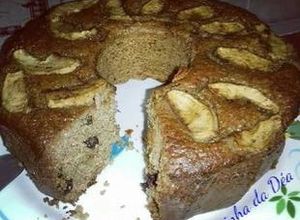 Foto de Bolo de banana com aveia e passas