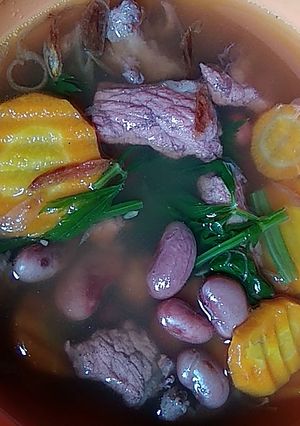 Foto resep Sop daging kacang merah