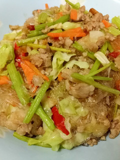 螞蟻上樹 (炒冬粉) 的食譜成品照片