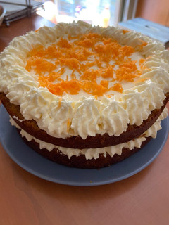 Una foto de Tarta de zanahoria