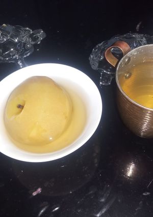 عکسی از دستور کمپوت سیب ساده و خوشمزه