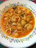 Sopa de caracoles con verduras ©