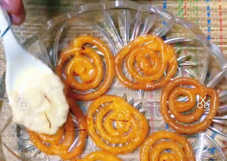 Instant Kesar Jalebi