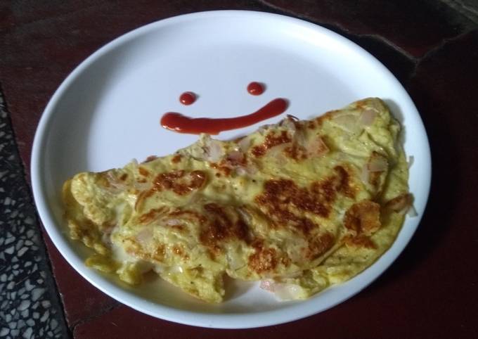 Recipe of Super Quick Cheesy pan cake