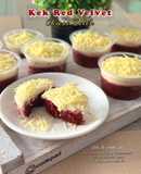Kek Red Velvet Cheese Leleh